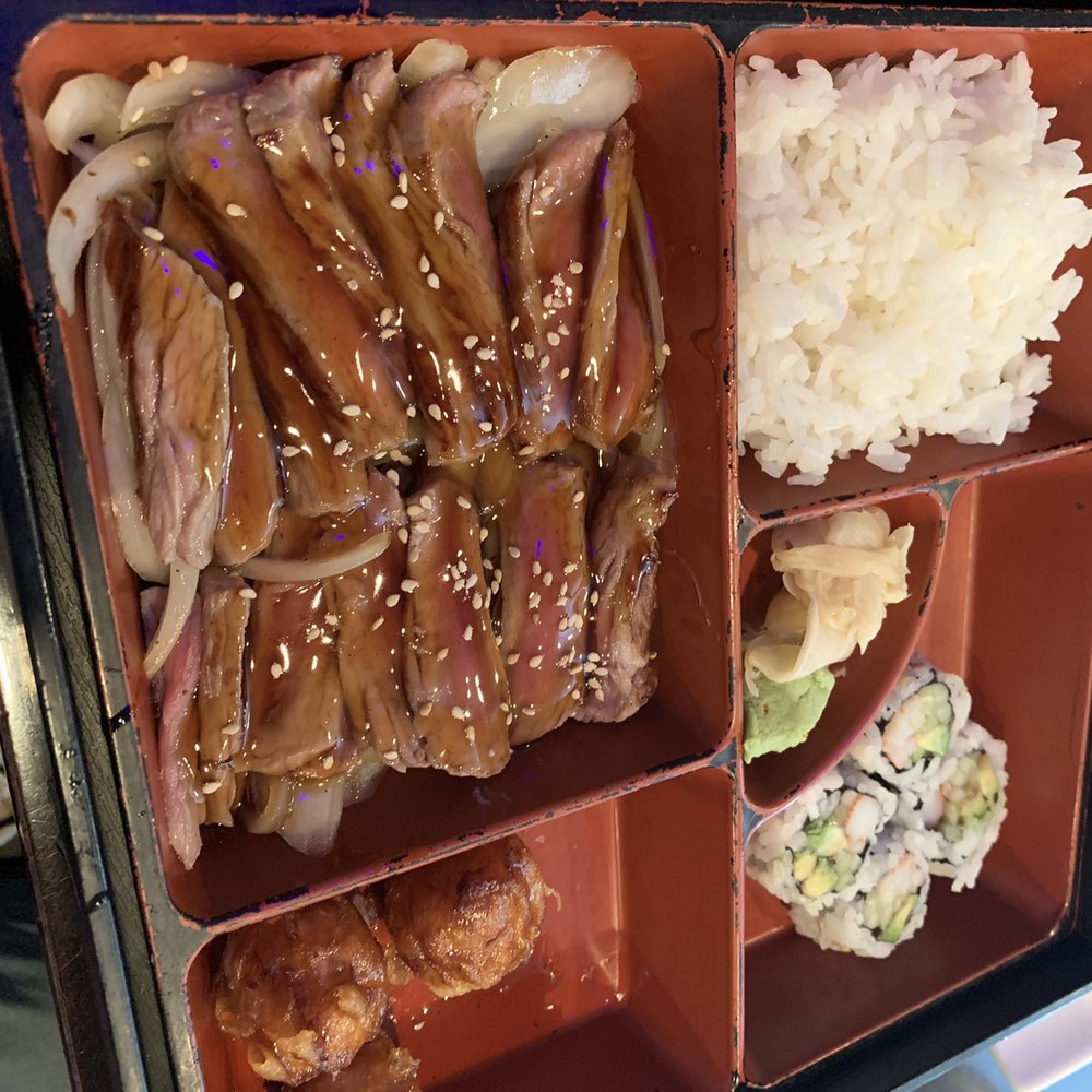 Mahzu Sushi & Grill - Beef bento box - Sushi Bars Near Me - Gainesville, Florida Mahzu Sushi & Grill - Beef bento box - Sushi Bars Near Me - Gainesville, Florida