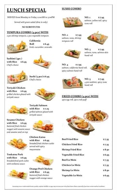 Menu photo 8 Sushi Lounge Tucson, AZ Menu photo 8 Sushi Lounge Tucson, AZ