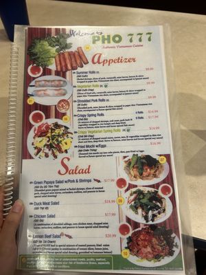 Menu photo 8 Pho 777 Honolulu, HI
