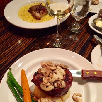 Persimmon Bar & Grille - House Filet and Grouper Main Course - New American Near Me - Anthem, Arizona
