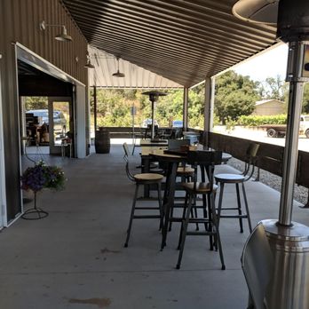 Peacock Cellars - Covered outdoor patio - Wine Tasting Room Near Me - Arroyo Grande, California