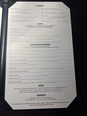 Menu photo 2 Main Street Tavern - Claremore Claremore, OK Menu photo 2 Main Street Tavern - Claremore Claremore, OK