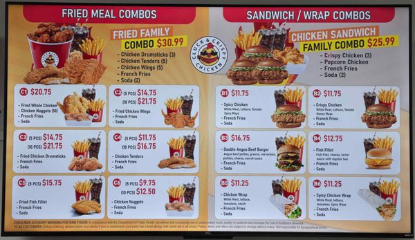 Menu photo 2 Cluck & Crispy Chicken Fitchburg, MA Menu photo 2 Cluck & Crispy Chicken Fitchburg, MA