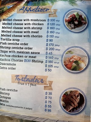 Menu photo 5 El Malecón Puerto Vallarta, JAL