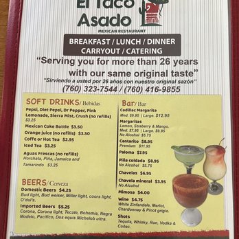 El Taco Asado - Mexican Near Me - Palm Springs, California El Taco Asado - Mexican Near Me - Palm Springs, California