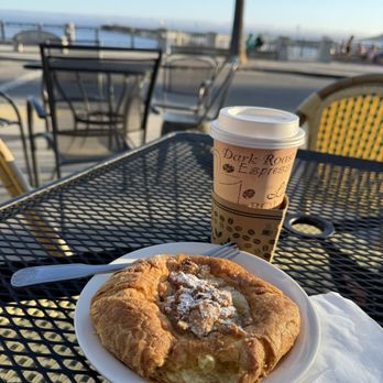 Hula Hut - Said Almond pastries and latte with Almond milk - Ice Cream & Frozen Yogurt Near Me - Avila Beach, California