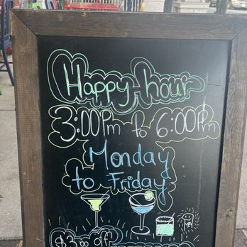 Locals Tacos and Tequila - Happy hour sign - Mexican Near Me - West Springfield, Virginia