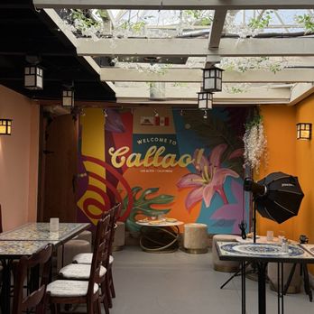 Callao Peruvian Cuisine - Beautiful mural - Peruvian Near Me - Los Altos, California