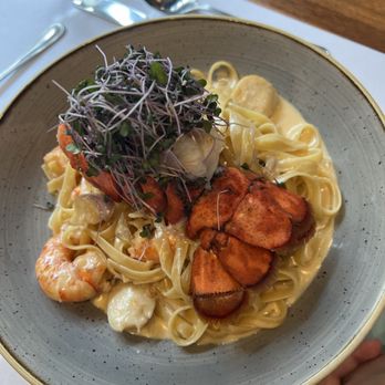 Sagamité - Seafood pasta - Canadian (New) Near Me - Quebec City, Quebec Sagamité - Seafood pasta - Canadian (New) Near Me - Quebec City, Quebec