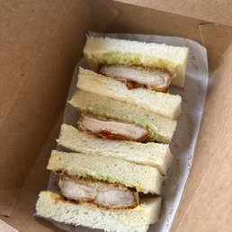 Chicken karage sando