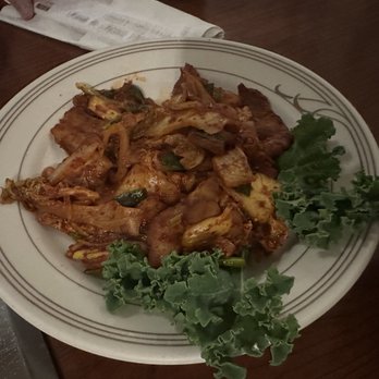 Seoul Garden - KDM-6 Sarm Gyup Sal Kim Chee Bokum - Korean Near Me - Mishawaka, Indiana