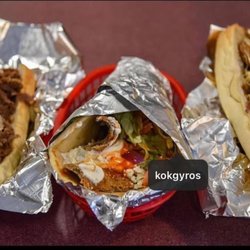 King of Kings Gyros and CheeseSteak Factory - Cheesesteak and Regular Gyro