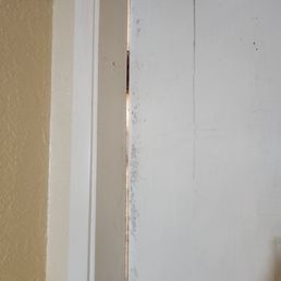 Crack in door going outside