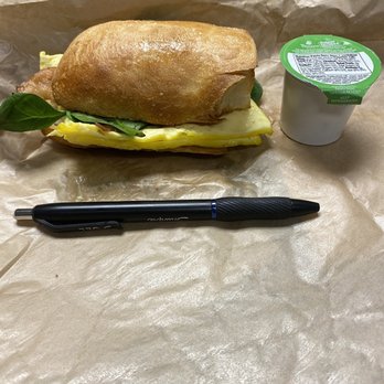 Panera Bread - $8.59 breakfast sandwich and $2.09 k-cup size cream cheese - Soup Near Me - Billerica, Massachusetts