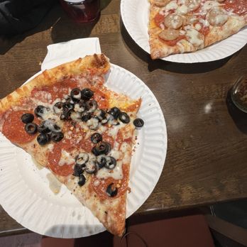 Pizza Zone - Pepperoni & olive pizza slice - Pizza Near Me - San Francisco, California Pizza Zone - Pepperoni & olive pizza slice - Pizza Near Me - San Francisco, California