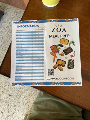 Menu photo 4 ZOA Moroccan Kitchen - Greenway Houston, TX Menu photo 4 ZOA Moroccan Kitchen - Greenway Houston, TX