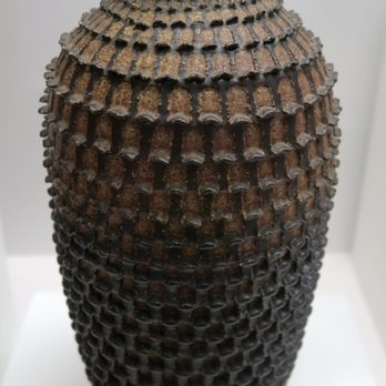 Springfield Art Museum - James Sheldon Carey; Textured Vase; 1960; stoneware - Art Museums Near Me - Springfield, Missouri Springfield Art Museum - James Sheldon Carey; Textured Vase; 1960; stoneware - Art Museums Near Me - Springfield, Missouri