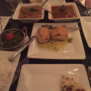 Rasika - Okra, black cod, chicken masala and garlic nan bread - Indian Near Me - Washington, DC, District of Columbia Rasika - Okra, black cod, chicken masala and garlic nan bread - Indian Near Me - Washington, DC, District of Columbia