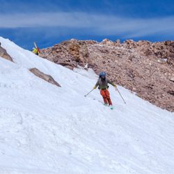La Verne Physical Therapy - Skiing Mt Shasta after climbing to the summit