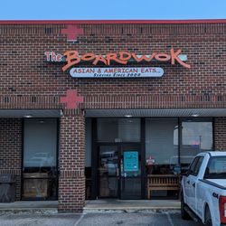 The Boardwok Restaurant - This is the storefront for the restaurant. Photo taken September 8, 2023.