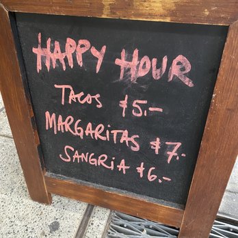 El Parador Cafe - Happy Hour Sign - Mexican Near Me - New York, New York El Parador Cafe - Happy Hour Sign - Mexican Near Me - New York, New York