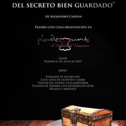 Plademunt - Ofrecen cena espectáculo con buen menú y buen teatro