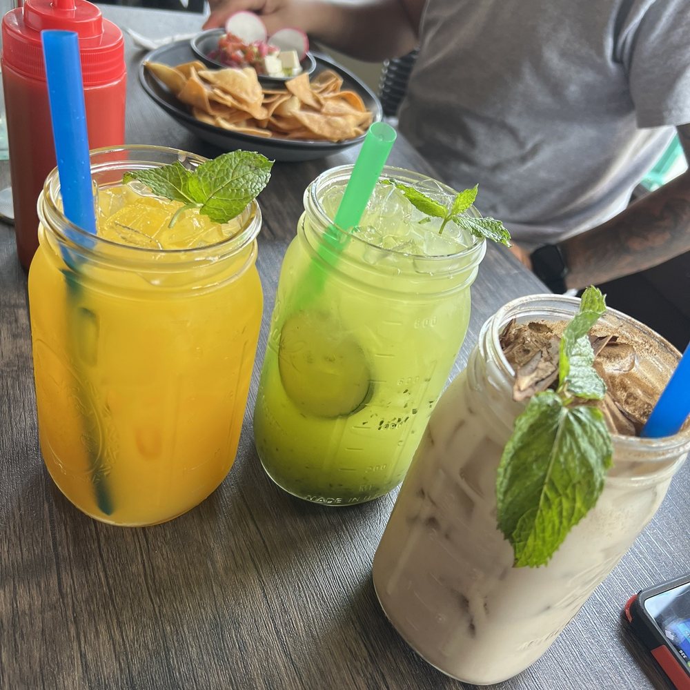 La Chingona - Fresh Mexican waters Mango Cucumber lime Horchata - Mexican Near Me - Seattle, Washington La Chingona - Fresh Mexican waters Mango Cucumber lime Horchata - Mexican Near Me - Seattle, Washington