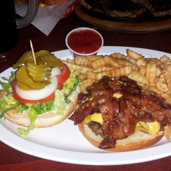 Josh's Bar & Grill - Bacon cheeseburger - Bars Near Me - Hampton, Virginia