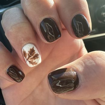 Bloom Nail & Spa - Fall - leaf nail art - Nail Salons Near Me - Monroe, Michigan Bloom Nail & Spa - Fall - leaf nail art - Nail Salons Near Me - Monroe, Michigan
