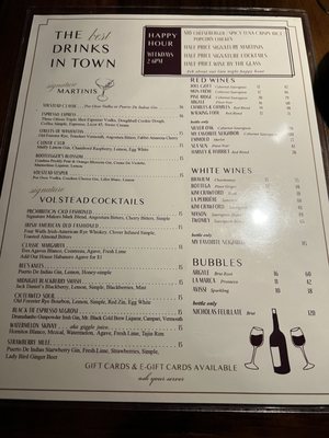 Menu photo 2 Volstead Southlake, TX Menu photo 2 Volstead Southlake, TX