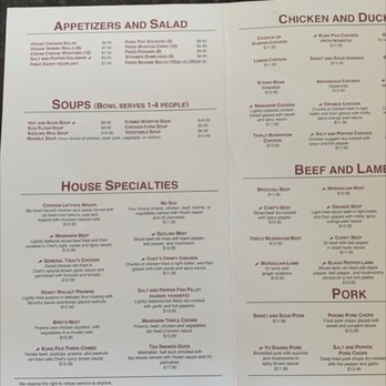 Holly's Mandarin - Menu page 1 - Chinese Near Me - Oakland, California Holly's Mandarin - Menu page 1 - Chinese Near Me - Oakland, California