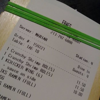 Ebaes - Nice staff!!! I love to come here! - Ramen Near Me - Los Angeles, California