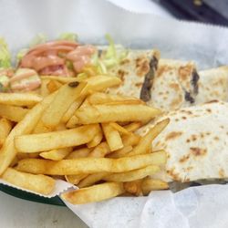 The Corner Street Food - Asada quesadilla combo