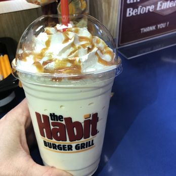 Habit Burger & Grill - Caramel drizzle shake - Salad Near Me - Phoenix, Arizona Habit Burger & Grill - Caramel drizzle shake - Salad Near Me - Phoenix, Arizona