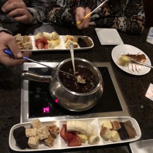 Photo of The Melting Pot - Darien, CT, United States. Chocolate fondue