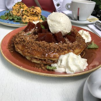 B Bistro + Bakery - Pastelito Pancakes - Bakeries Near Me - Miami, Florida B Bistro + Bakery - Pastelito Pancakes - Bakeries Near Me - Miami, Florida