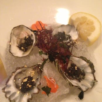 Asanebo - Oysters w/ caviar and Japanese gold - Sushi Bars Near Me - Studio City, California