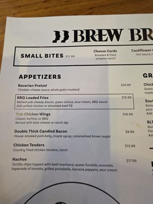 Menu photo 1 The Brew Brothers Tap House Laughlin, NV Menu photo 1 The Brew Brothers Tap House Laughlin, NV