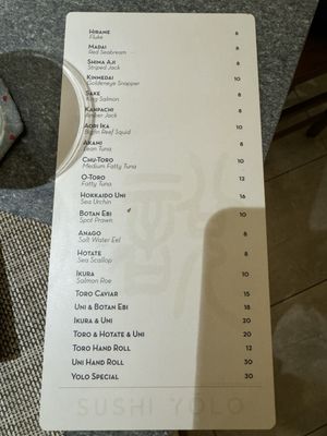Menu photo 2 Sushi Yolo New York, NY Menu photo 2 Sushi Yolo New York, NY