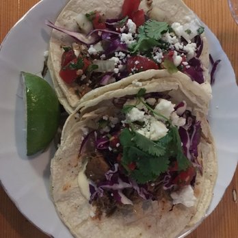 Corner Kitchen - Carnitas tacos - ok but need more seasoning. - New American Near Me - Dayton, Ohio