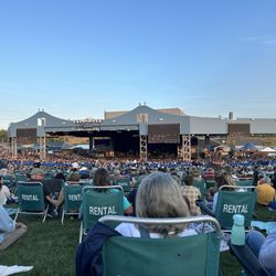 Lawn seats at a Willie Nelson concert