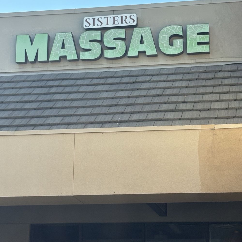 Sisters Massage - Sign - Massage Therapy Near Me - Roseville, California Sisters Massage - Sign - Massage Therapy Near Me - Roseville, California