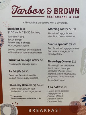 Menu photo 5 Tarbox & Brown San Marcos, TX
