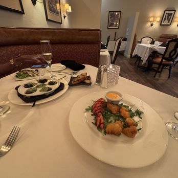 Marigold Bistro - Escargot a la Bourguignon and Lobster bites. - New American Near Me - Colorado Springs, Colorado Marigold Bistro - Escargot a la Bourguignon and Lobster bites. - New American Near Me - Colorado Springs, Colorado