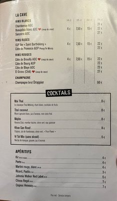 Menu photo 5 Bai Thong Paris, 75