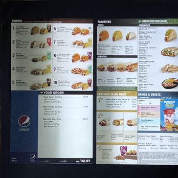 Taco Bell - Menu - Fast Food Near Me - Carlsbad, New Mexico