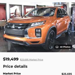 Changed price of the listing even though the car doesn't exist.
