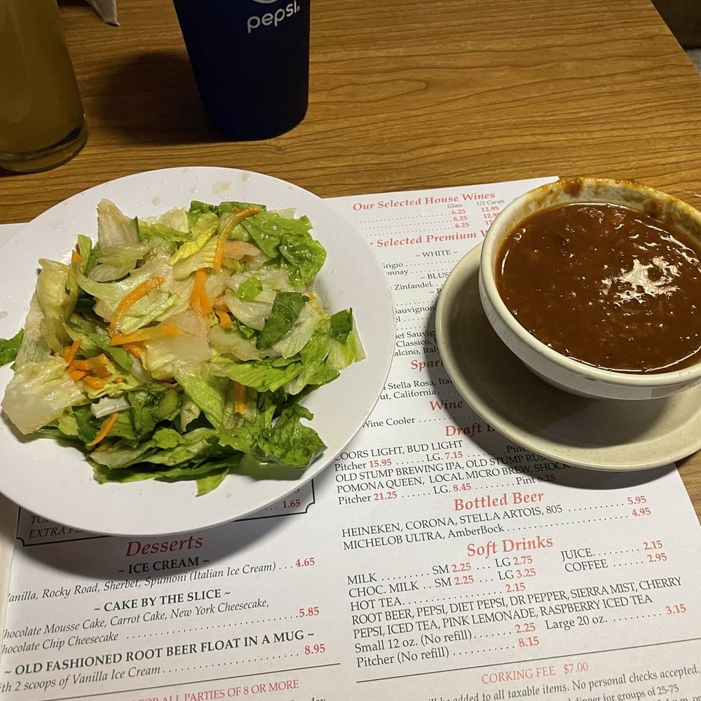 Vince's Spaghetti - Salad and soup - Italian Near Me - Ontario, California