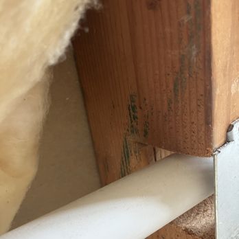 Carini Home Services - El Cajon - All vertical posts had cuts that were gouged out over 50%. - Water Heater Installation/Repair Near Me - El Cajon, California