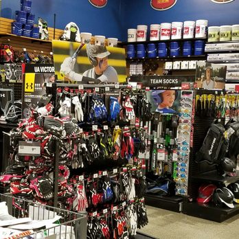 DICK'S Sporting Goods - The baseball section of the store. Not a big fan of baseball, but I do love watching it live. - Sports Wear Near Me - Melbourne, Florida